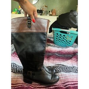 Extra Wide calf riding boots